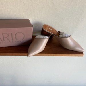 Franco Sarto Visa 2 Mule, Bone Color NEW - Size 8